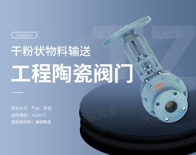 工程陶瓷氣動(dòng)平行雙閘板閥
