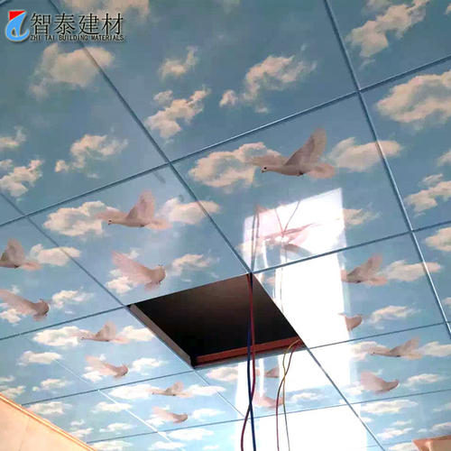 開一個集成吊頂?shù)?石膏板和鋁扣板集成吊頂