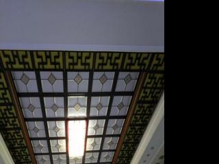 鋁扣板大廳吊頂-客廳鋁扣板吊頂效果圖